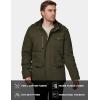 WenVen Men’s Winter Thicken Cotton Parka Jacket Warm Coat with Removable Hood