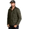WenVen Men’s Casual Canvas Cotton Jacket Hooded Military Utility Jacket(Military Green)