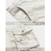 WenVen Men’s Cotton Twill Cargo Shorts Classic Relaxed Fit- Reg and Big & Tall Sizes(Beige)