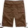 WenVen Men’s Cotton Twill Cargo Shorts Classic Relaxed Fit- Reg and Big & Tall Sizes(Coffee)
