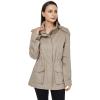 WenVen Women’s Casual Cotton Military Jacket Lightweight Hooded Anorak Coat(Khaki)