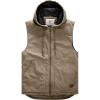 imageWenVen Mens Quilted Lined Multi Pockets Casual Vest with Hood