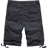 WenVen Men’s Cotton Twill Cargo Shorts Classic Relaxed Fit | Reg and Big & Tall Sizes(Charcoal)