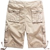WenVen Men’s Cotton Twill Cargo Shorts Classic Relaxed Fit | Reg and Big & Tall Sizes(Dark Khaki)