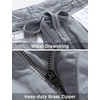 WenVen Men’s Cotton Twill Cargo Shorts Classic Relaxed Fit | Reg and Big & Tall Sizes(Light Grey)