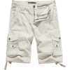 WenVen Men’s Cotton Twill Cargo Shorts Classic Relaxed Fit | Reg and Big & Tall Sizes(Beige)