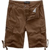 WenVen Men’s Cotton Twill Cargo Shorts Classic Relaxed Fit | Reg and Big & Tall Sizes(Coffee)