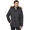 WenVen Men’s Hooded Warm Coat Winter Parka Jacket | Fleece Lined Puffer Outerwear(Charcoal)
