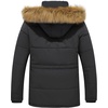 WenVen Men’s Hooded Warm Coat Winter Parka Jacket | Fleece Lined Puffer Outerwear(Charcoal)