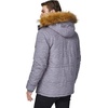 WenVen Men’s Hooded Warm Coat Winter Parka Jacket | Fleece Lined Puffer Outerwear(Charcoal Heather)