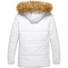 WenVen Men’s Hooded Warm Coat Winter Parka Jacket | Fleece Lined Puffer Outerwear(White)