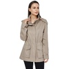 WenVen Women’s Lightweight Cotton Military Hooded Utility Jacket | Casual Removable Hooded Anorak(Khaki)