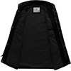 WenVen Men’s Lightweight Twill Cotton Military Windbreaker Canvas Jacket | Spring Casual Coat(Black)