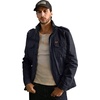 WenVen Men’s Lightweight Twill Cotton Military Windbreaker Canvas Jacket | Spring Casual Coat(Grey)