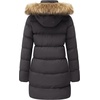 WenVen Women’s Winter Thickened Long Puffer Coat Warm Parka Jacket | Removable Faux Fur Hood, Windproof Waterproof, Plus Size Available(Charcoal)