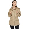 WenVen Women’s Cotton Military Jacket Lightweight Casual Anorak Coat(Khaki)