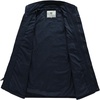 WenVen Men’s Lightweight Twill Cotton Military Windbreaker Canvas Jacket(Navy)