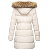 WenVen Women’s Winter Thickened Long Puffer Coat Warm Parka Jacket(Beige)