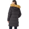 WenVen Women’s Winter Thickened Long Puffer Coat Warm Parka Jacket(Charcoal)