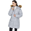 WenVen Women’s Winter Thickened Long Puffer Coat Warm Parka Jacket(Charcoal Heather)