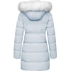 WenVen Women’s Winter Thickened Long Puffer Coat Warm Parka Jacket(Light Blue)