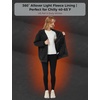 WenVen Women’s Plus Size Zip Up Hoodies Oversized Sweatshirt Fleece Jacket(Black)