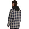 WenVen Men’s Thick Plaid Flannel Quilted Shirts Jacket Cotton Coat(Yellow)