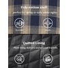 WenVen Men’s Thick Plaid Flannel Quilted Shirts Jacket Cotton Coat(Yellow)