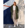 WenVen Women’s Winter Long Puffer Coat Waterproof Warm Parka Jacket(Army Green)