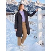 WenVen Women’s Winter Long Puffer Coat Waterproof Warm Parka Jacket(Charcoal Heather)