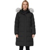 WenVen Women’s Winter Long Puffer Coat Waterproof Warm Parka Jacket(Black)