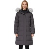 WenVen Women’s Winter Long Puffer Coat Waterproof Warm Parka Jacket(Charcoal Heather)