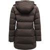 WenVen Women’s Warm Thickened Parka Coat Winter Puffer Jacket with Hood(Coffee)