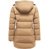 WenVen Women’s Warm Thickened Parka Coat Winter Puffer Jacket with Hood(Light Tan)