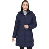 WenVen Women’s Warm Thickened Parka Coat Winter Puffer Jacket with Hood(Navy)