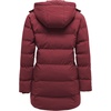 WenVen Women’s Warm Thickened Parka Coat Winter Puffer Jacket with Hood(Red)