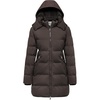 WenVen Women’s Warm Thickened Parka Coat Winter Puffer Jacket with Hood(Coffee)