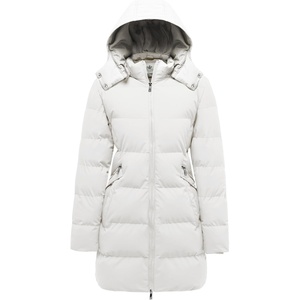 WenVen Women’s Warm Thickened Parka Coat Winter Puffer Jacket with Hood(White)