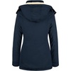WenVen Women’s Winter Warm Sherpa Lined Jacket Heavy Parka Coat with Hood(Navy)