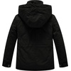 WenVen Boys’ & Girls’ Winter Cotton Fleece Lined Warm Coat Parka Jacket(Black)