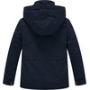 WenVen Boys’ & Girls’ Winter Cotton Fleece Lined Warm Coat Parka Jacket(Blue)