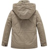 WenVen Boys’ & Girls’ Winter Cotton Fleece Lined Warm Coat Parka Jacket(Khaki)