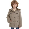 WenVen Boys’ & Girls’ Winter Cotton Fleece Lined Warm Coat Parka Jacket(Khaki)