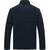 WenVen Men’s Military Jacket Fleece Lined Winter Puffer Coat Cotton Windbreaker Parka(Navy)