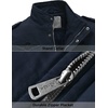 WenVen Men’s Military Jacket Fleece Lined Winter Puffer Coat Cotton Windbreaker Parka(Navy)