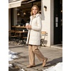 Wenven Women’s Winter Warm Puffer Coat Thicken Long Parka Jacket with Hood(Beige)