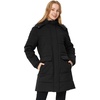 Wenven Women’s Winter Warm Puffer Coat Thicken Long Parka Jacket with Hood(Black)
