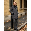 Wenven Women’s Winter Warm Puffer Coat Thicken Long Parka Jacket with Hood(Charcoal Heather)