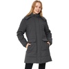 Wenven Women’s Winter Warm Puffer Coat Thicken Long Parka Jacket with Hood(Charcoal Heather)