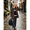 Wenven Women’s Winter Warm Puffer Coat Thicken Long Parka Jacket with Hood(Coffee)